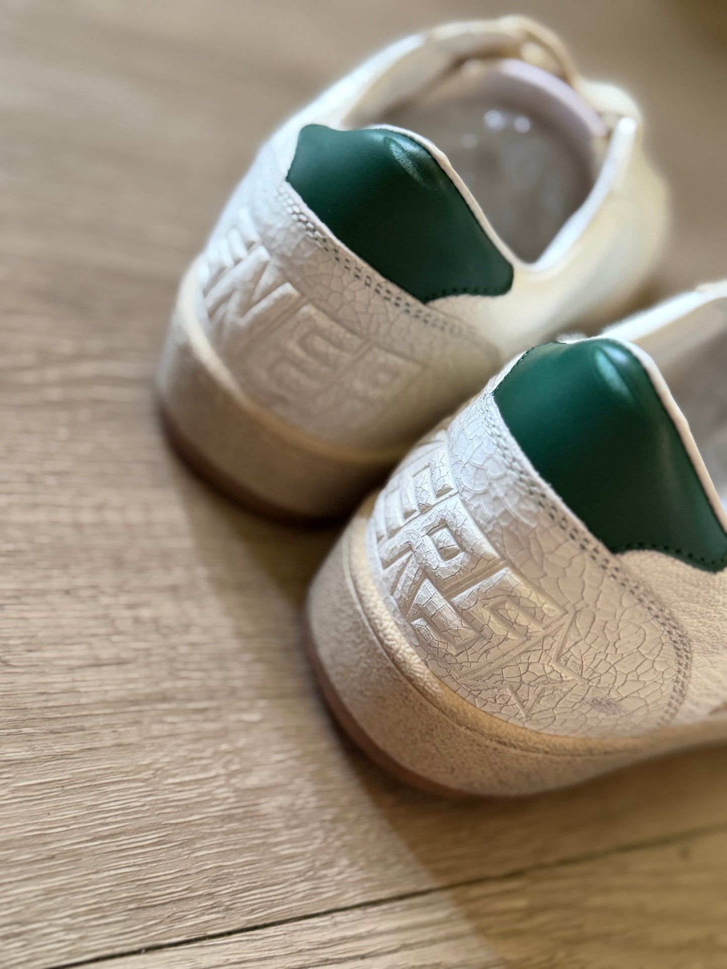 Golden Goose Ballstar (White/Green)