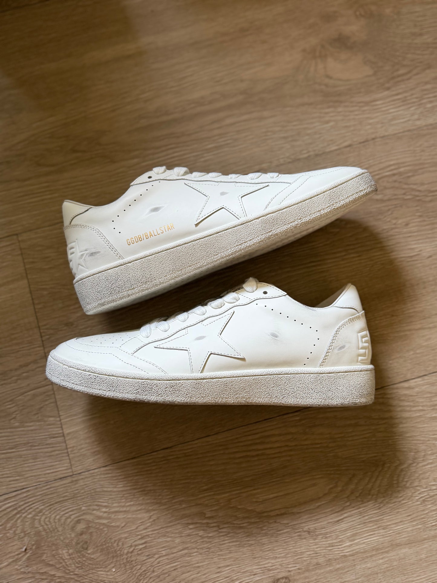 Golden Goose Ballstar (White/White)