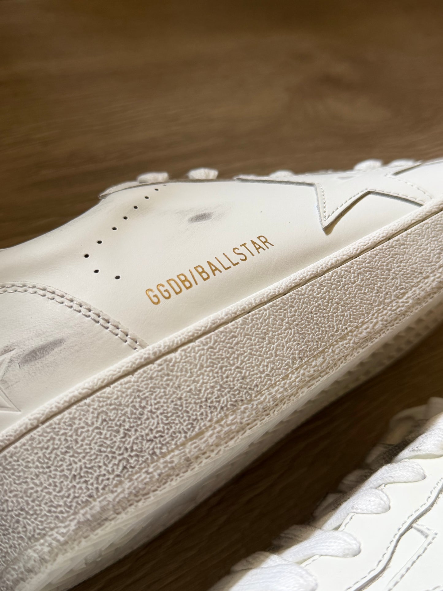 Golden Goose Ballstar (White/White)