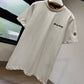 Moncler Archive Embroidered Logo T-Shirt (White)