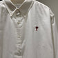 AMI de Coeur Button Down Shirt (White/Red)