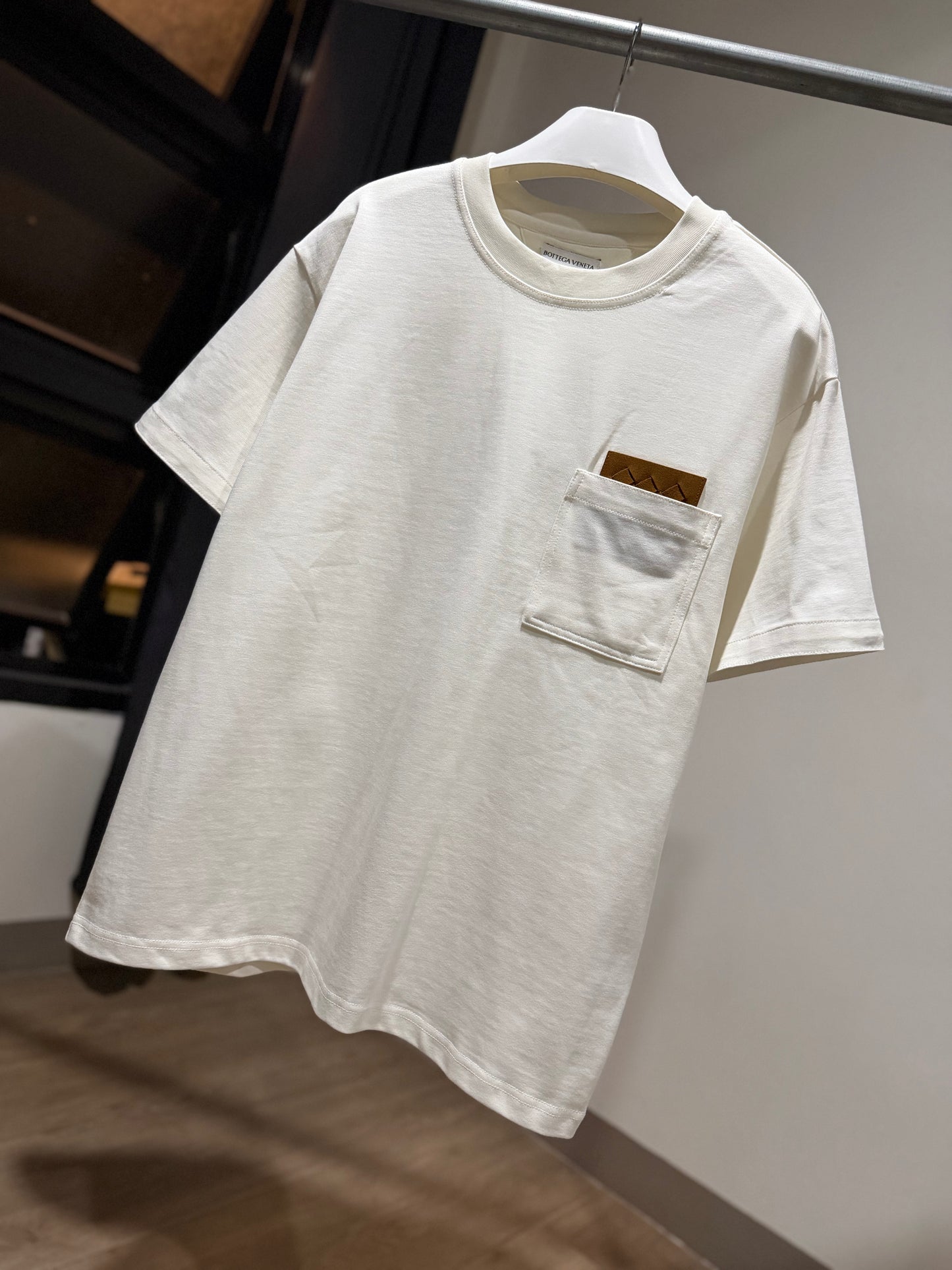 Bottega Veneta Pima Cotton T-Shirt (White)