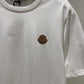 Moncler Logo Cotton T-Shirt (White)