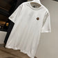 Moncler Logo Cotton T-Shirt (White)