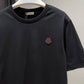 Moncler Logo Cotton T-Shirt (Black)