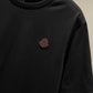 Moncler Logo Cotton T-Shirt (Black)