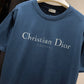 Dior Couture Relaxed Fit T-Shirt (Blue)