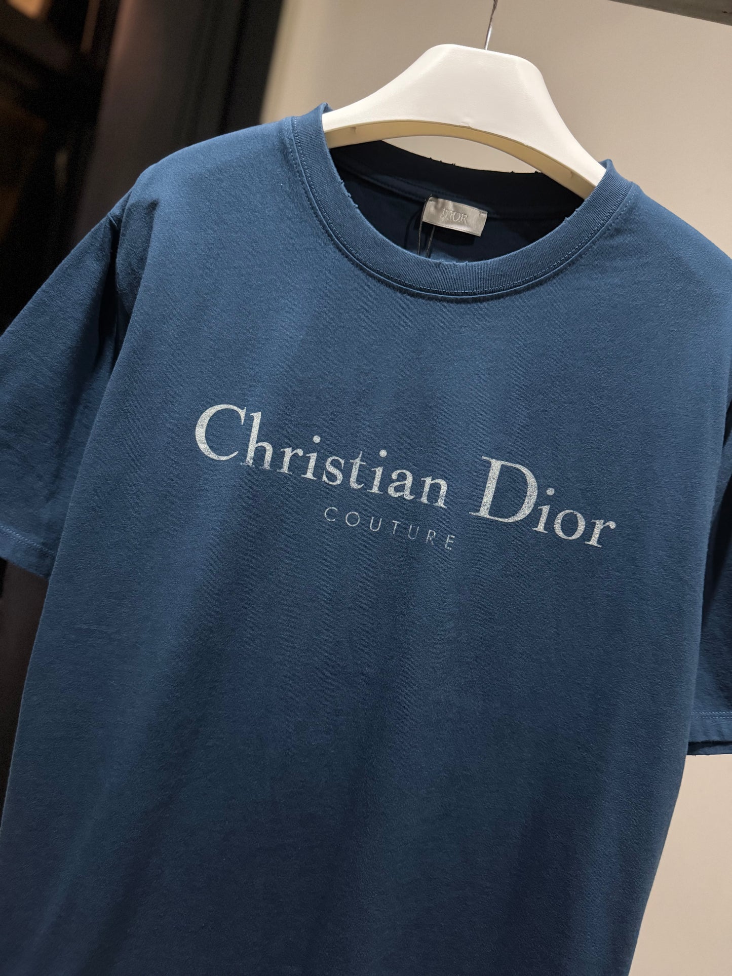Dior Couture Relaxed Fit T-Shirt (Blue)
