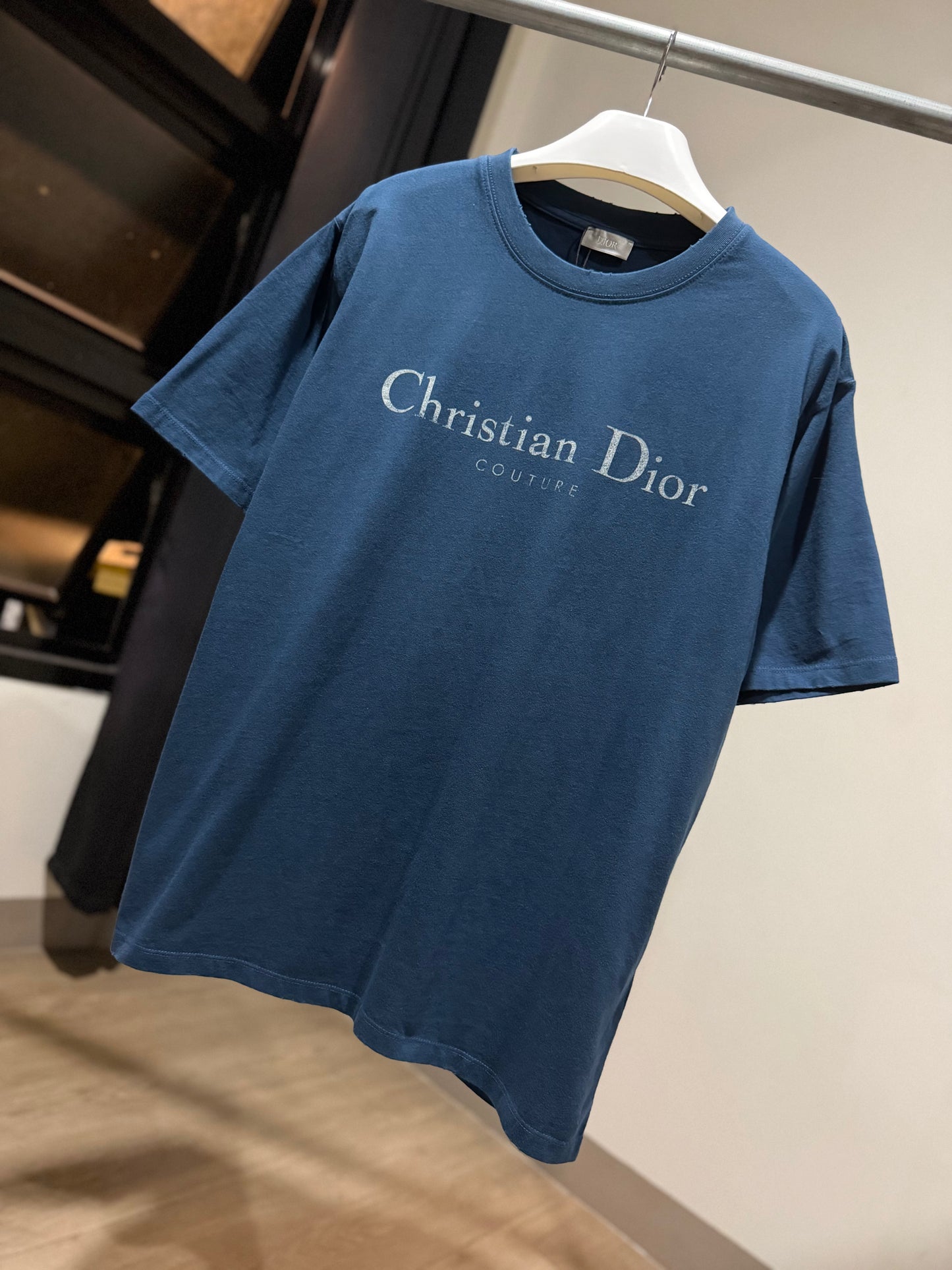 Dior Couture Relaxed Fit T-Shirt (Blue)