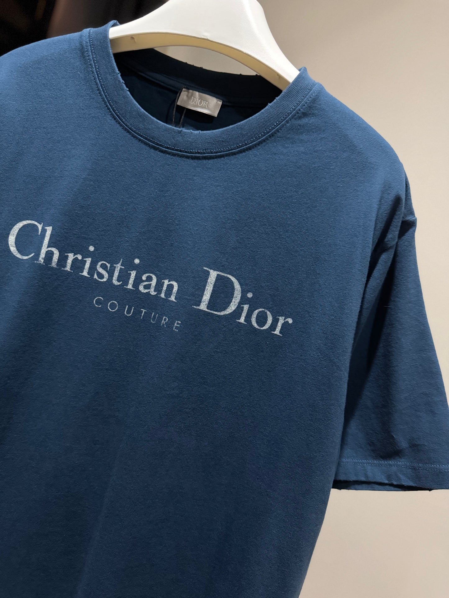 Dior Couture Relaxed Fit T-Shirt (Blue)
