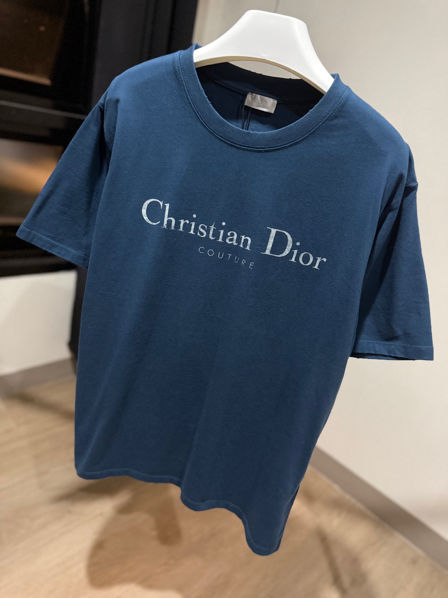 Dior Couture Relaxed Fit T-Shirt (Blue)