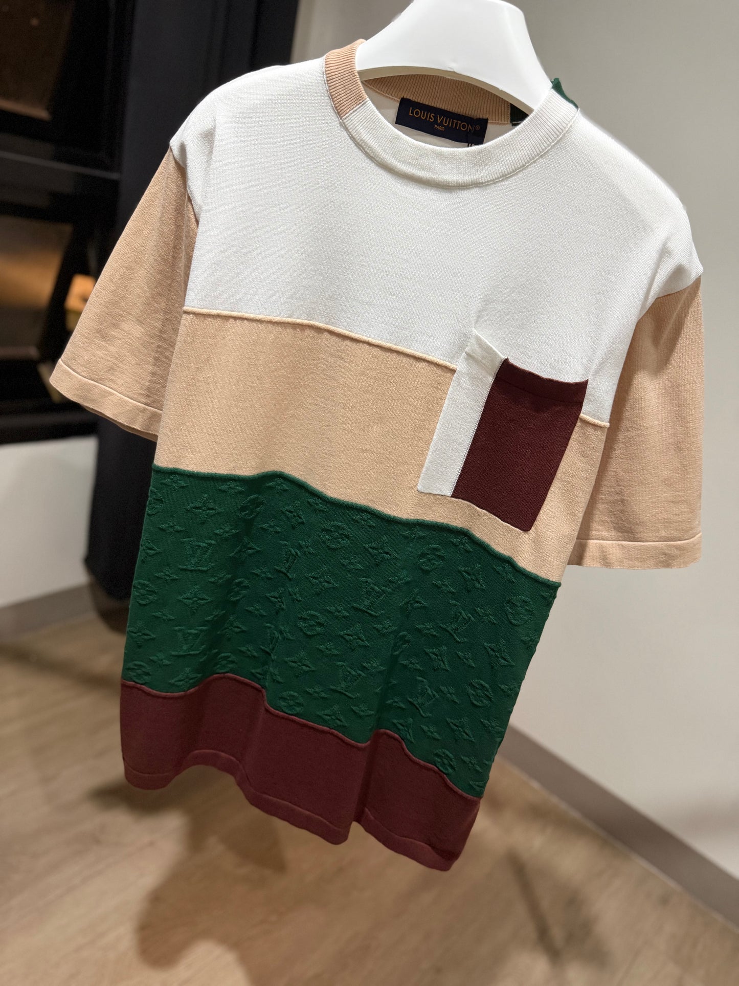 Louis Vuitton Jacquard Short Sleeved Crewneck