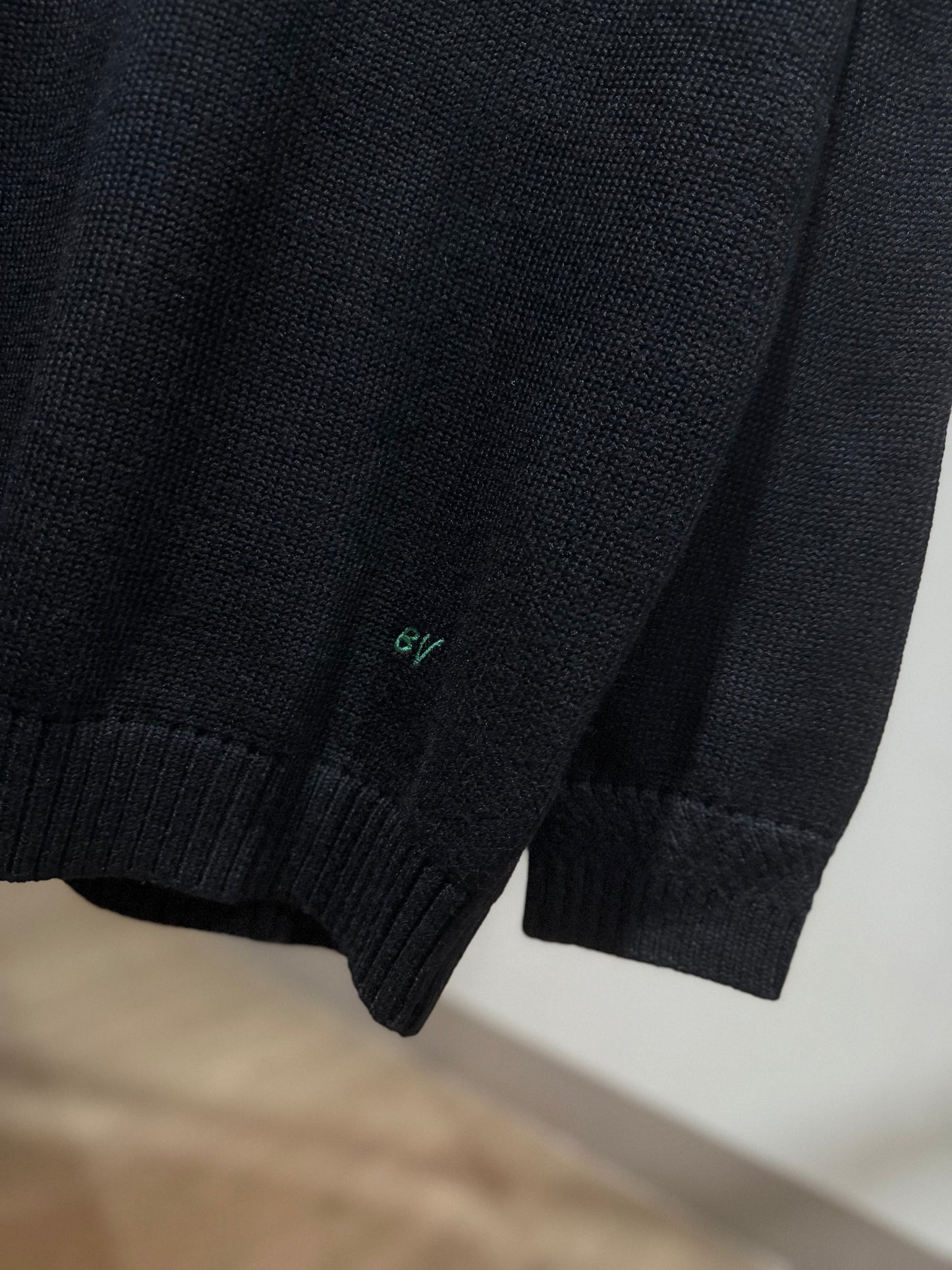 Bottega Veneta Polo Sweater (Black)