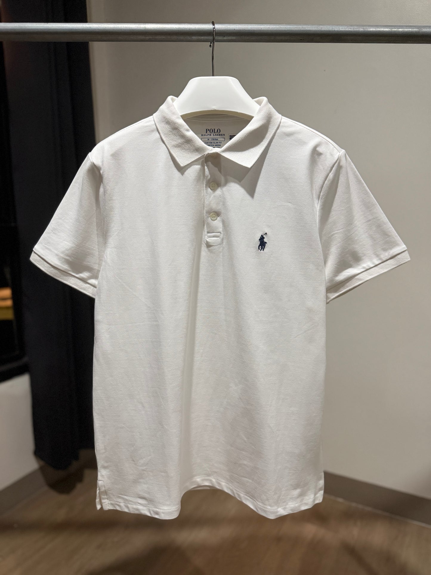 Ralph Lauren Polo Shirt (Mesh/White)