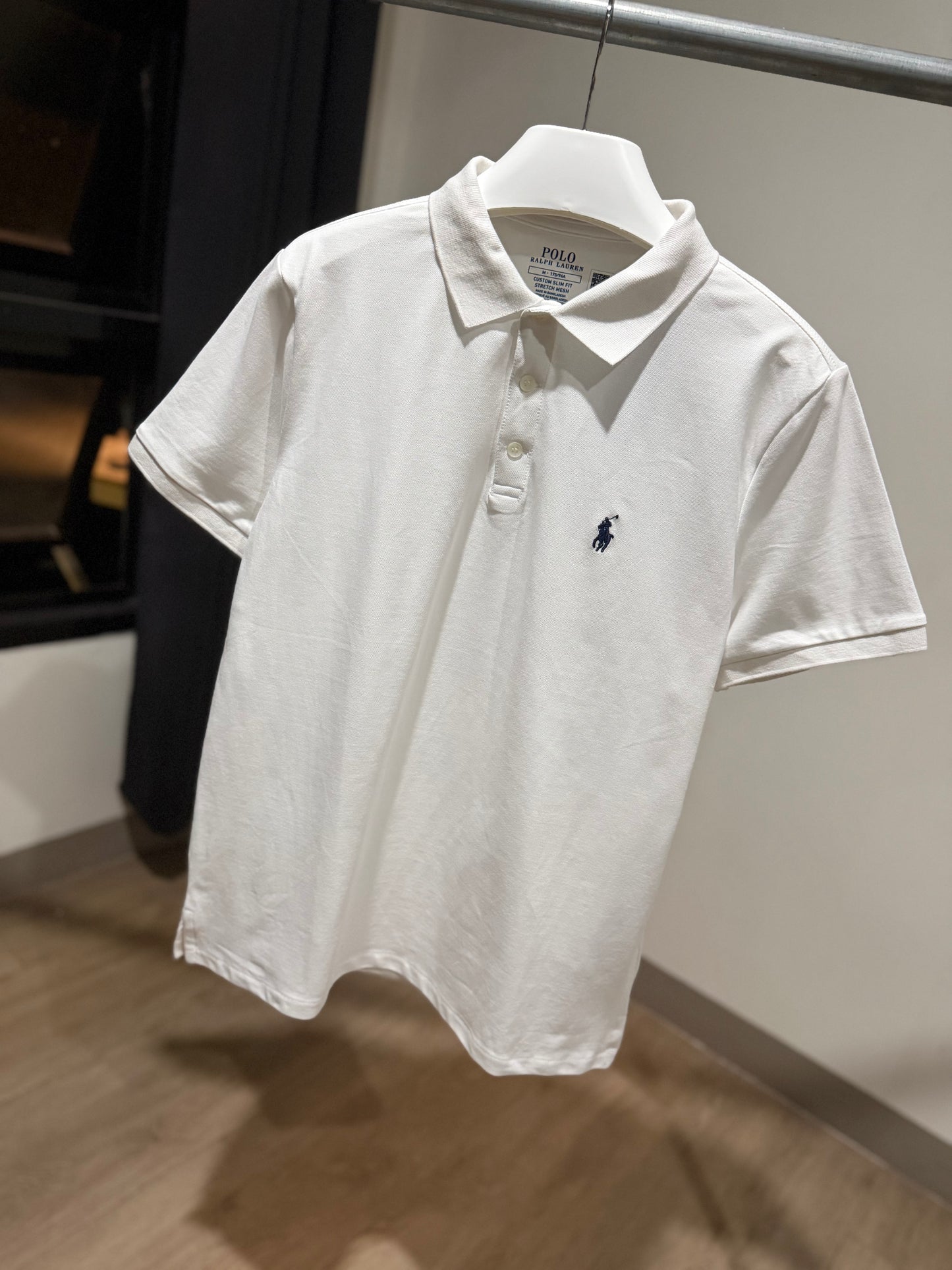 Ralph Lauren Polo Shirt (Mesh/White)