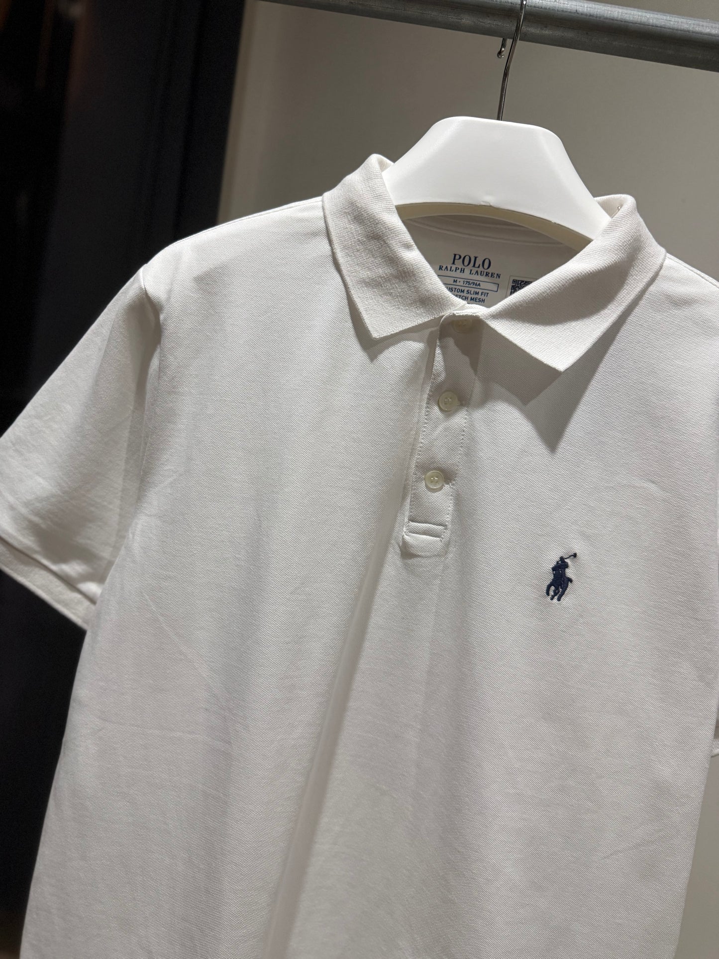 Ralph Lauren Polo Shirt (Mesh/White)