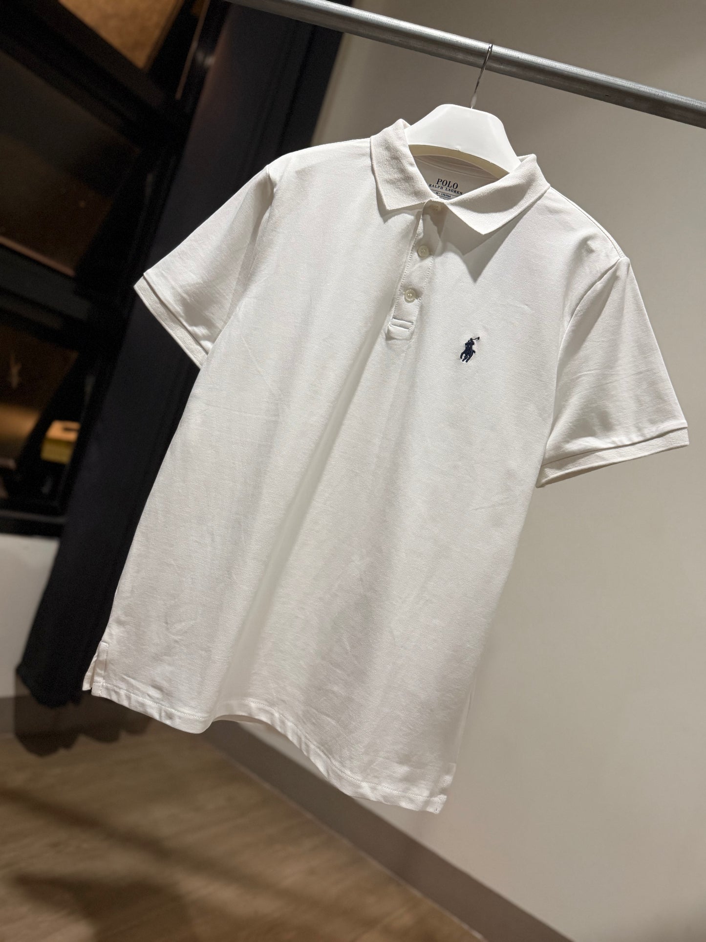 Ralph Lauren Polo Shirt (Mesh/White)