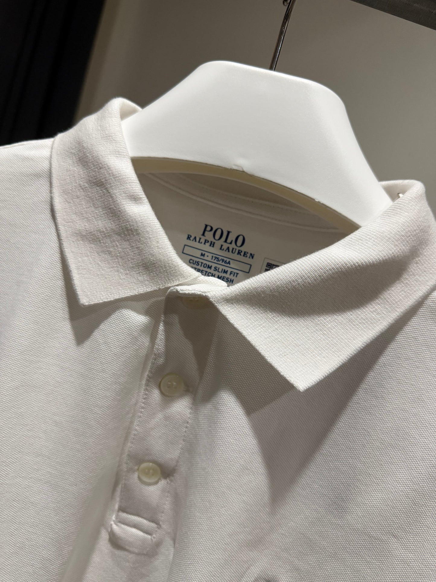 Ralph Lauren Polo Shirt (Mesh/White)