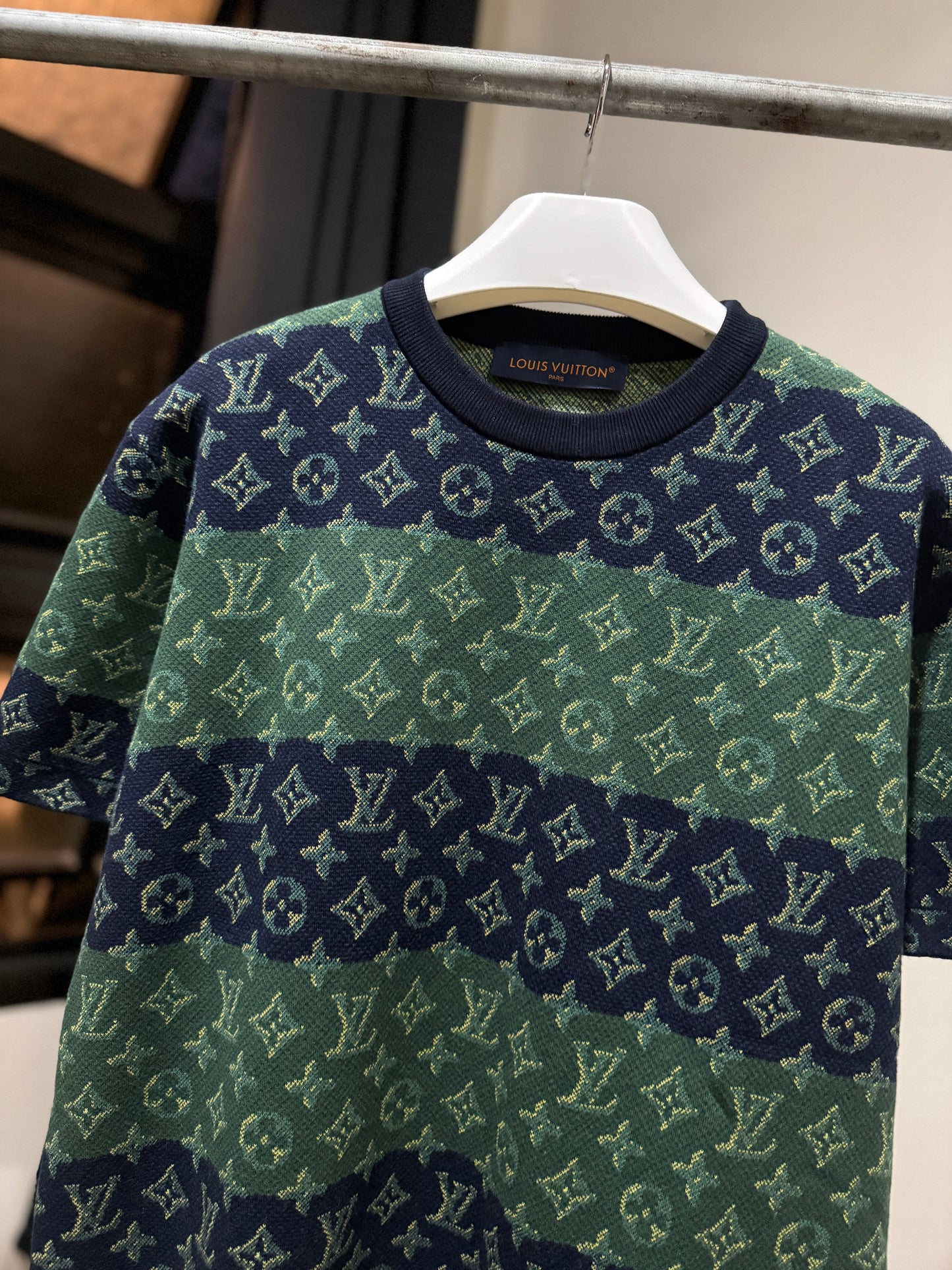Louis Vuitton Monogram Short-Sleeved Crewneck