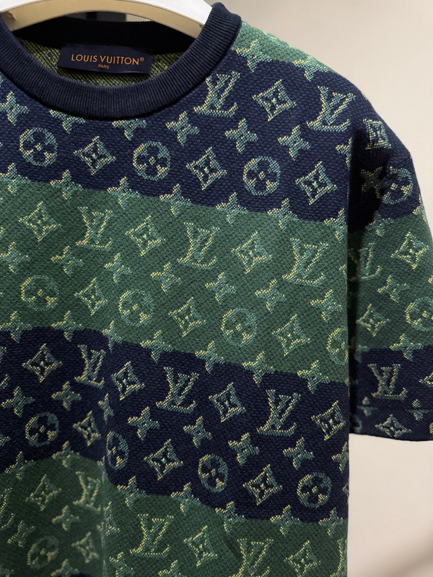 Louis Vuitton Monogram Short-Sleeved Crewneck