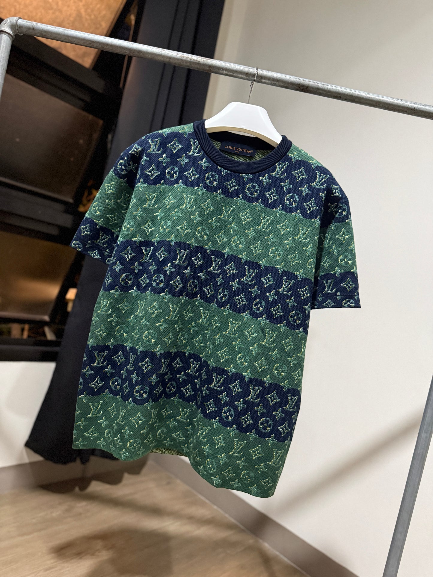 Louis Vuitton Monogram Short-Sleeved Crewneck