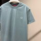 Gucci GG Embroidered Logo T-Shirt (Blue)