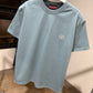 Gucci GG Embroidered Logo T-Shirt (Blue)