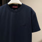 Gucci GG Embroidered Logo T-Shirt (Navy)