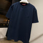 Gucci GG Embroidered Logo T-Shirt (Navy)