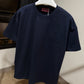 Gucci Embroidered Logo Cotton T-Shirt (Navy)