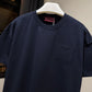 Gucci Embroidered Logo Cotton T-Shirt (Navy)
