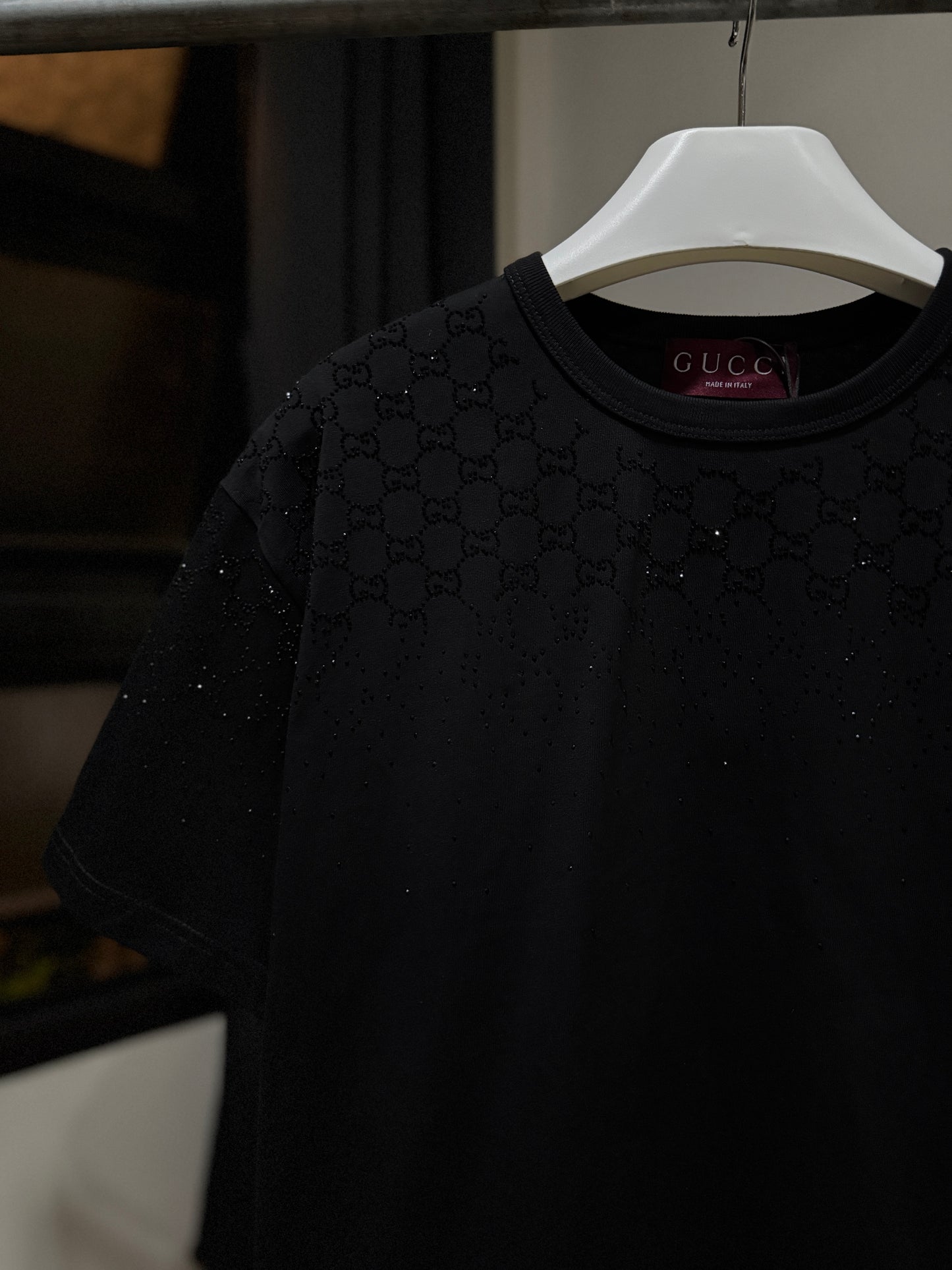 Gucci Mono Crystals T-Shirt (Black)