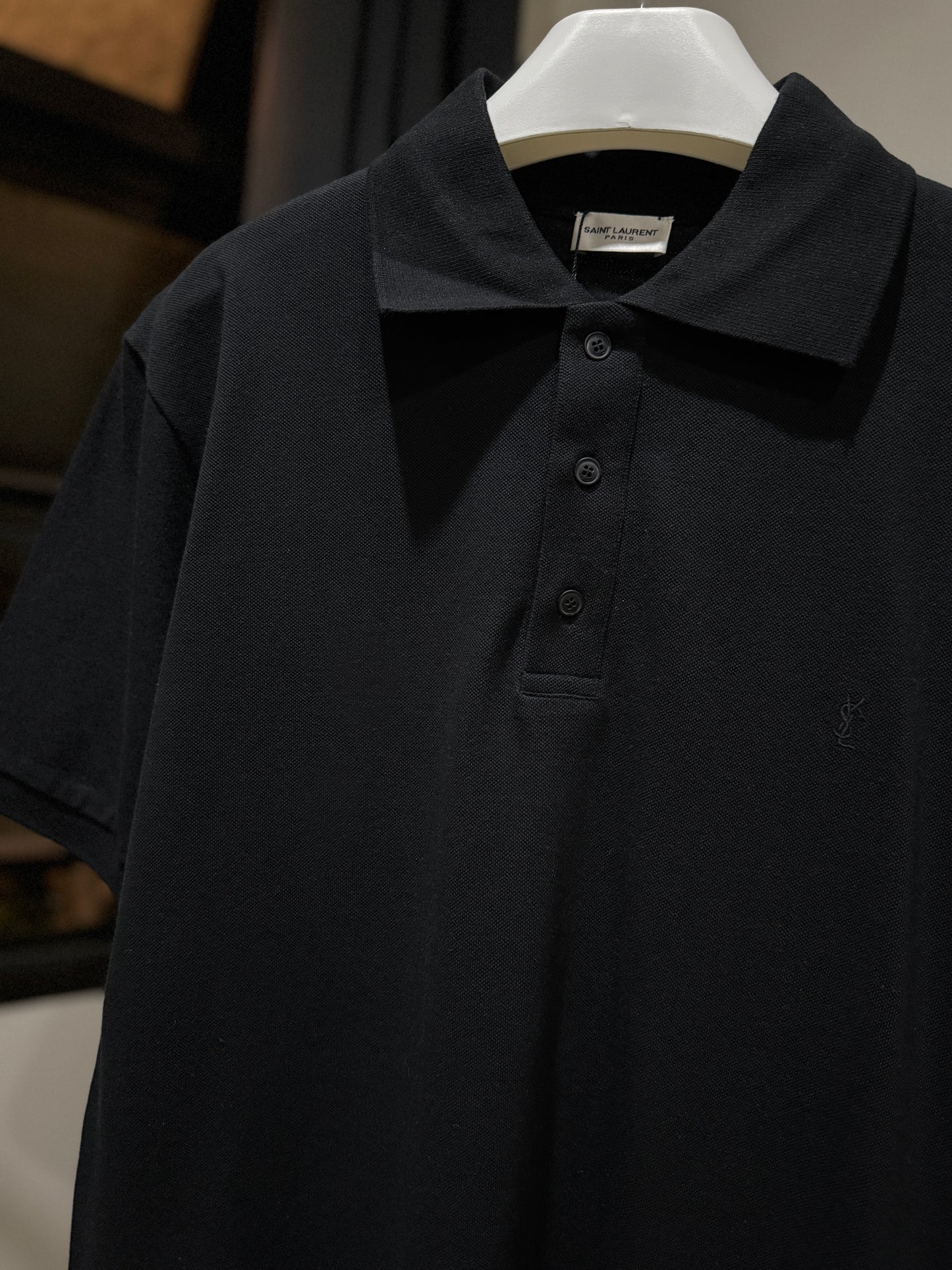 Saint Laurent Polo Shirt (Black)