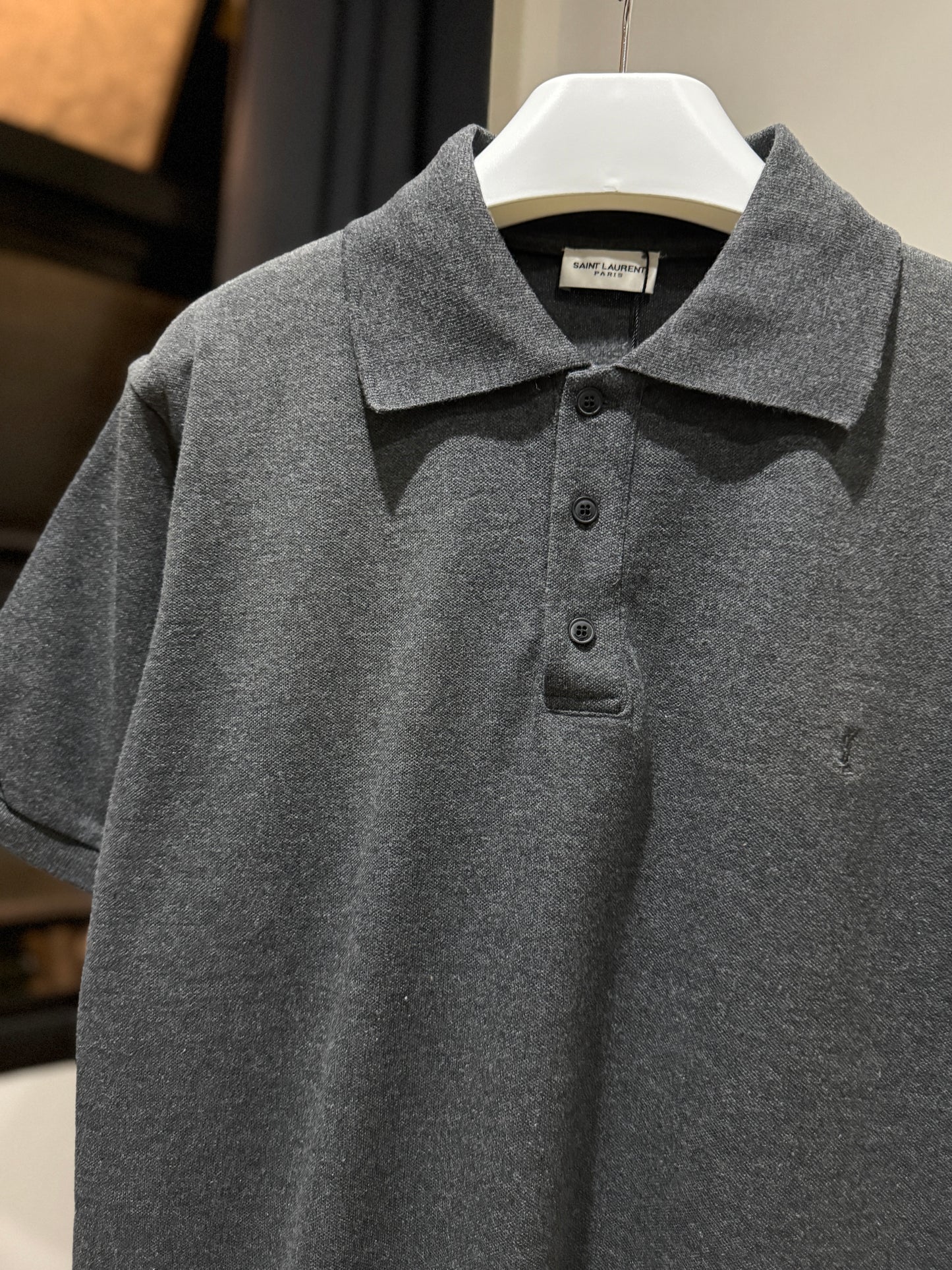 Saint Laurent Polo Shirt (Gray)
