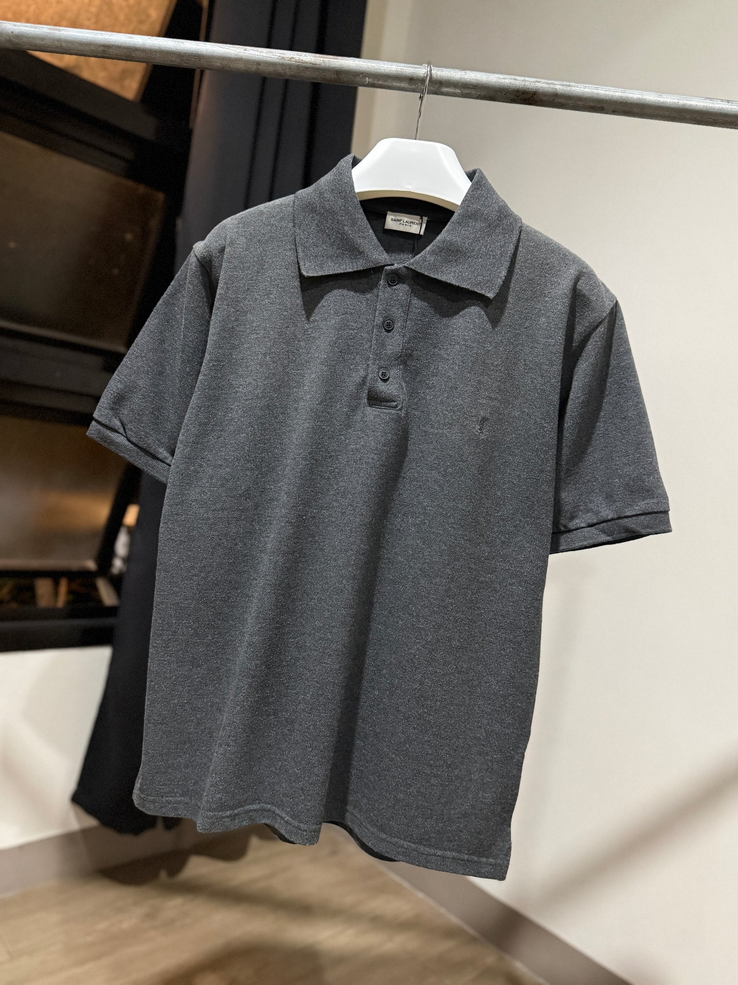 Saint Laurent Polo Shirt (Gray)