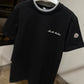 Moncler Archive Embroidered Logo T-Shirt (Black)