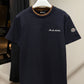 Moncler Archive Embroidered Logo T-Shirt (Navy)