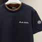 Moncler Archive Embroidered Logo T-Shirt (Navy)