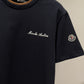 Moncler Archive Embroidered Logo T-Shirt (Navy)