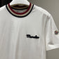 Moncler Embroidered Cotton T-Shirt (White)