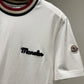 Moncler Embroidered Cotton T-Shirt (White)
