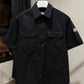 Moncler  Garbadine Short Sleeve Shirt