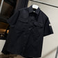 Moncler  Garbadine Short Sleeve Shirt