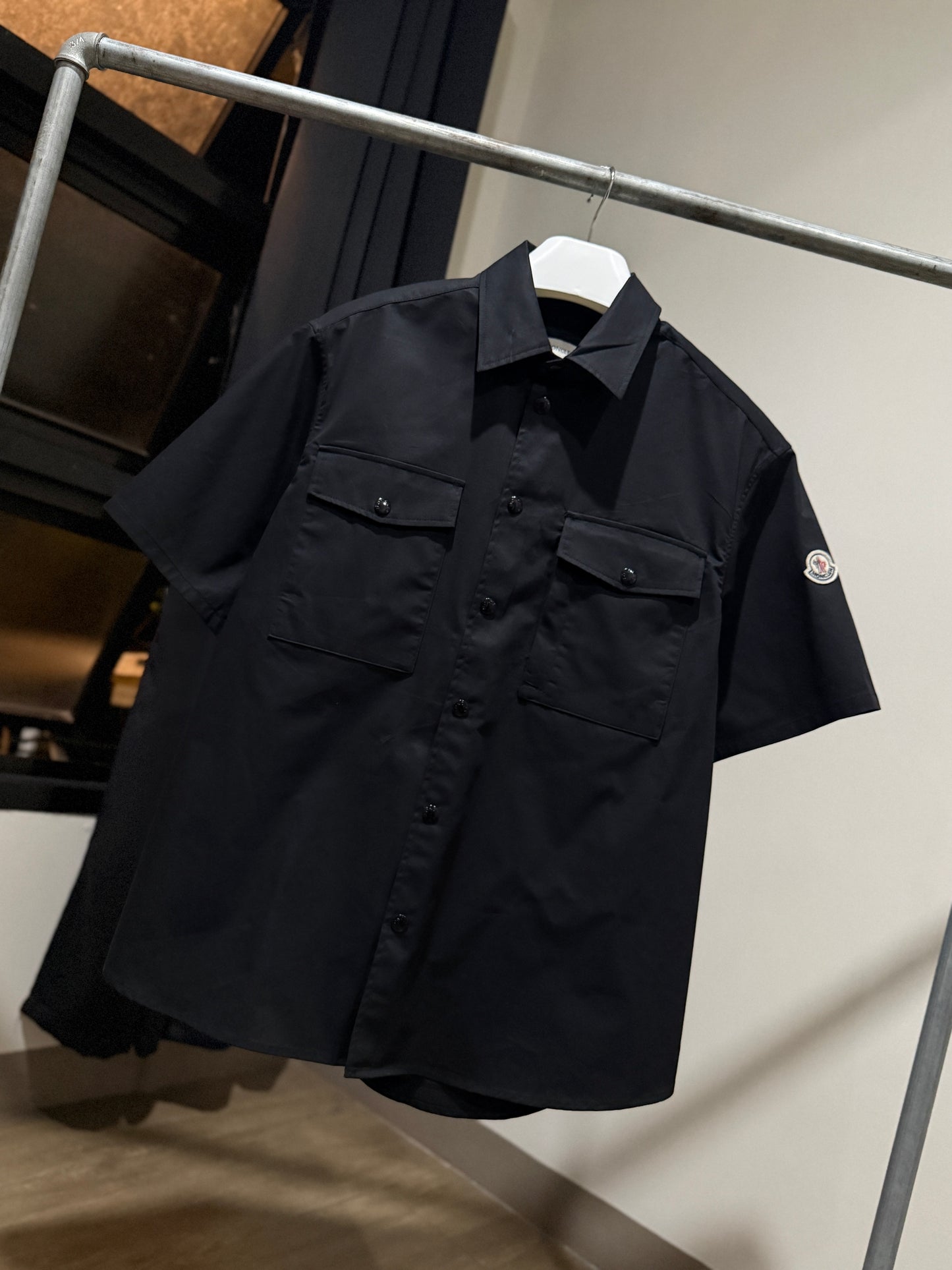 Moncler  Garbadine Short Sleeve Shirt