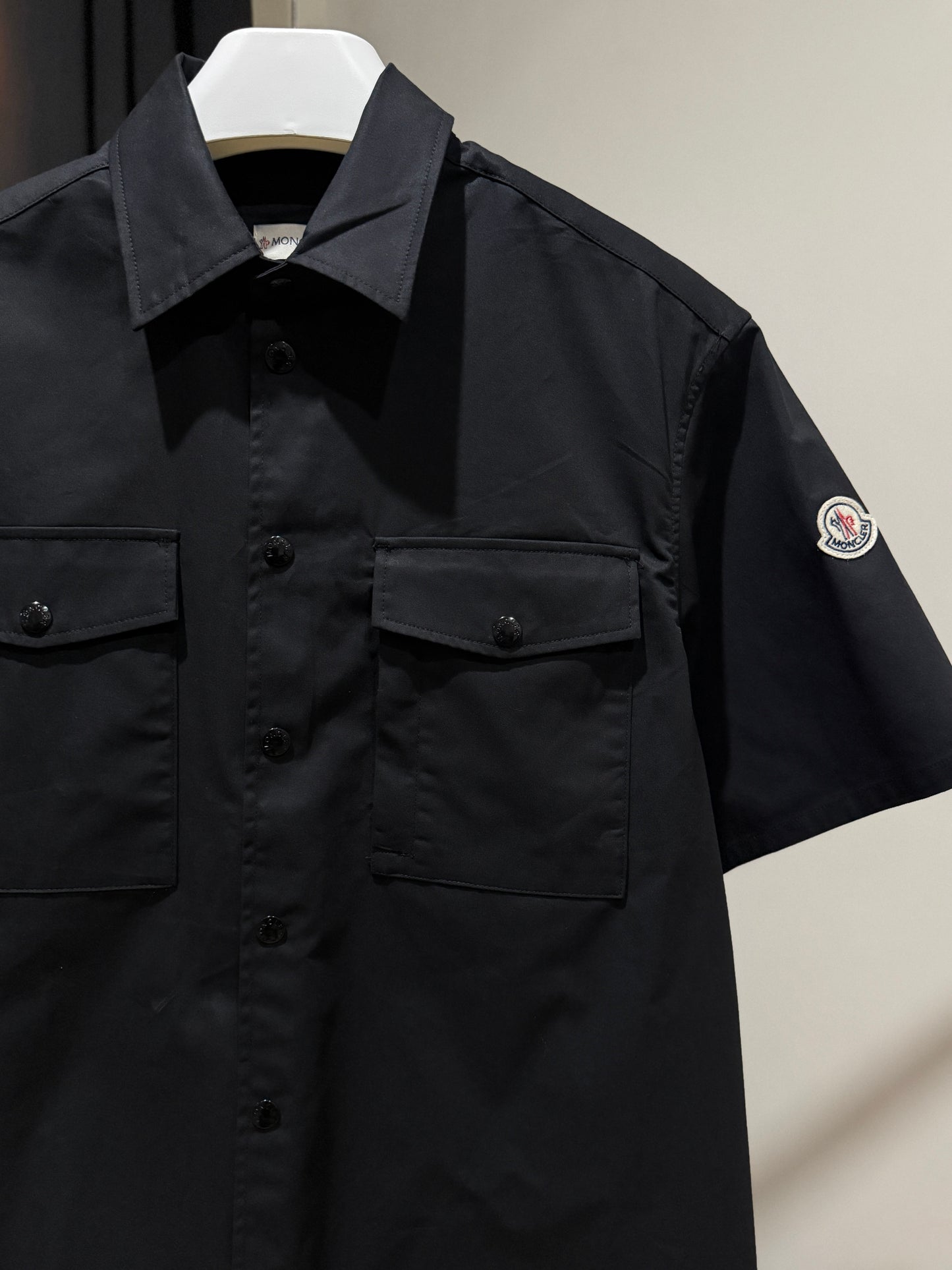 Moncler  Garbadine Short Sleeve Shirt