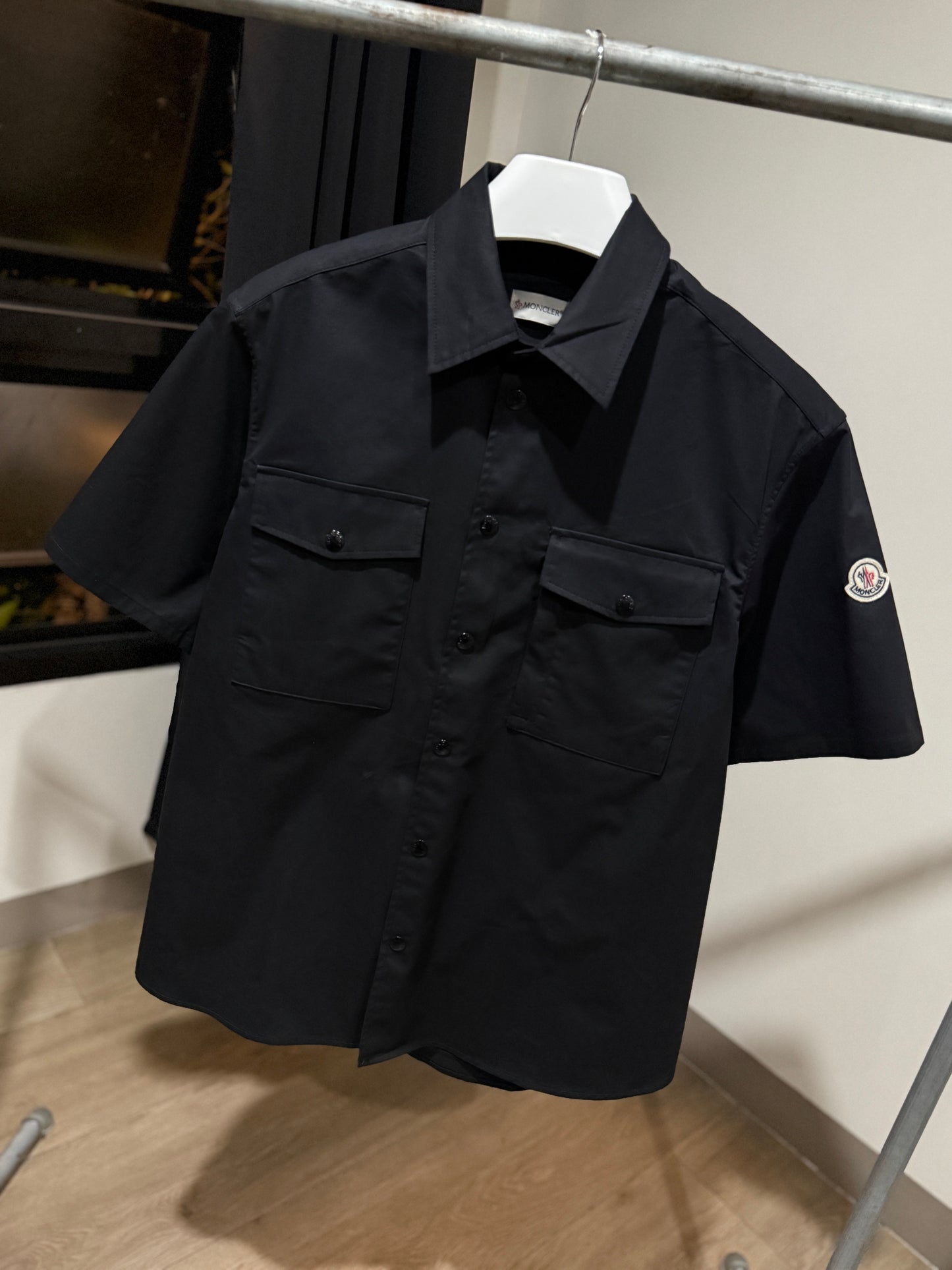 Moncler  Garbadine Short Sleeve Shirt