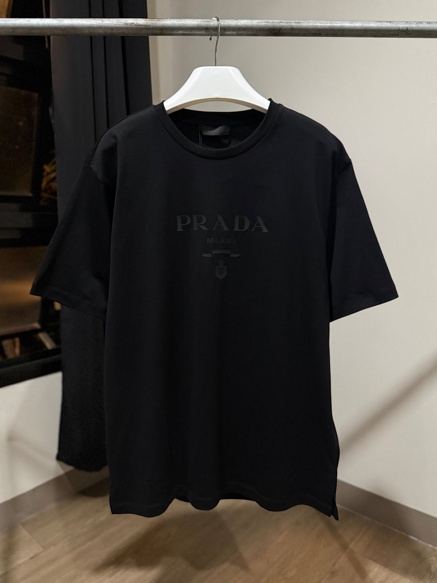 Prada Cotton T-Shirt (Silicone Logo)