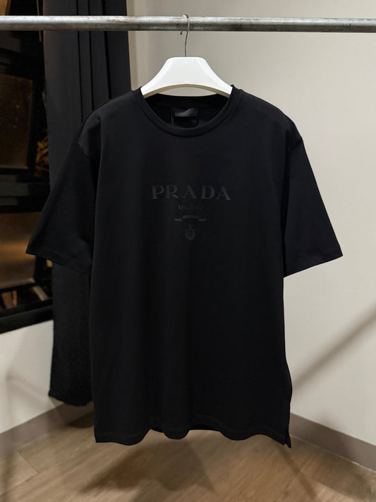 Prada Cotton T-Shirt (Silicone Logo)