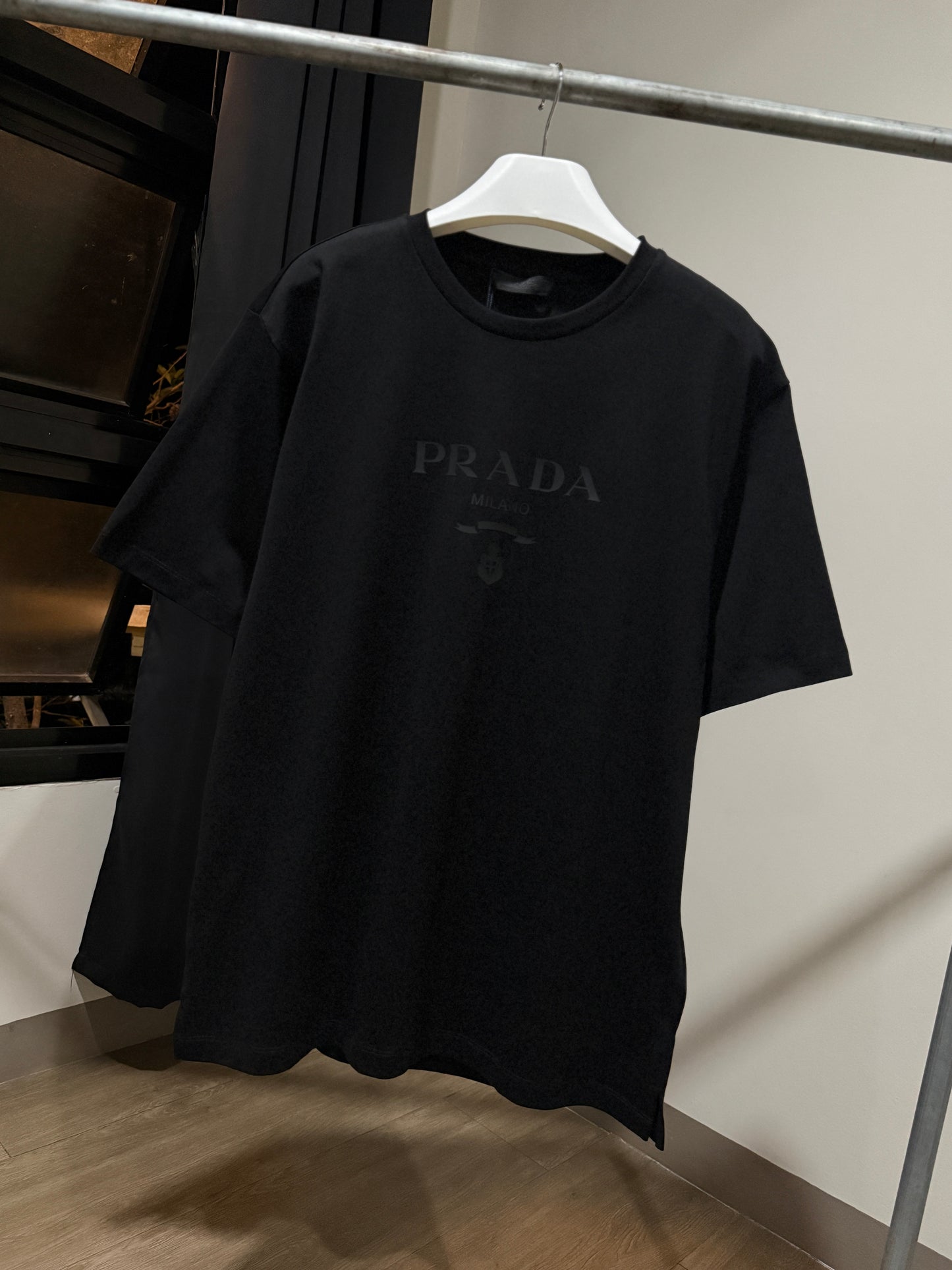 Prada Cotton T-Shirt (Silicone Logo)