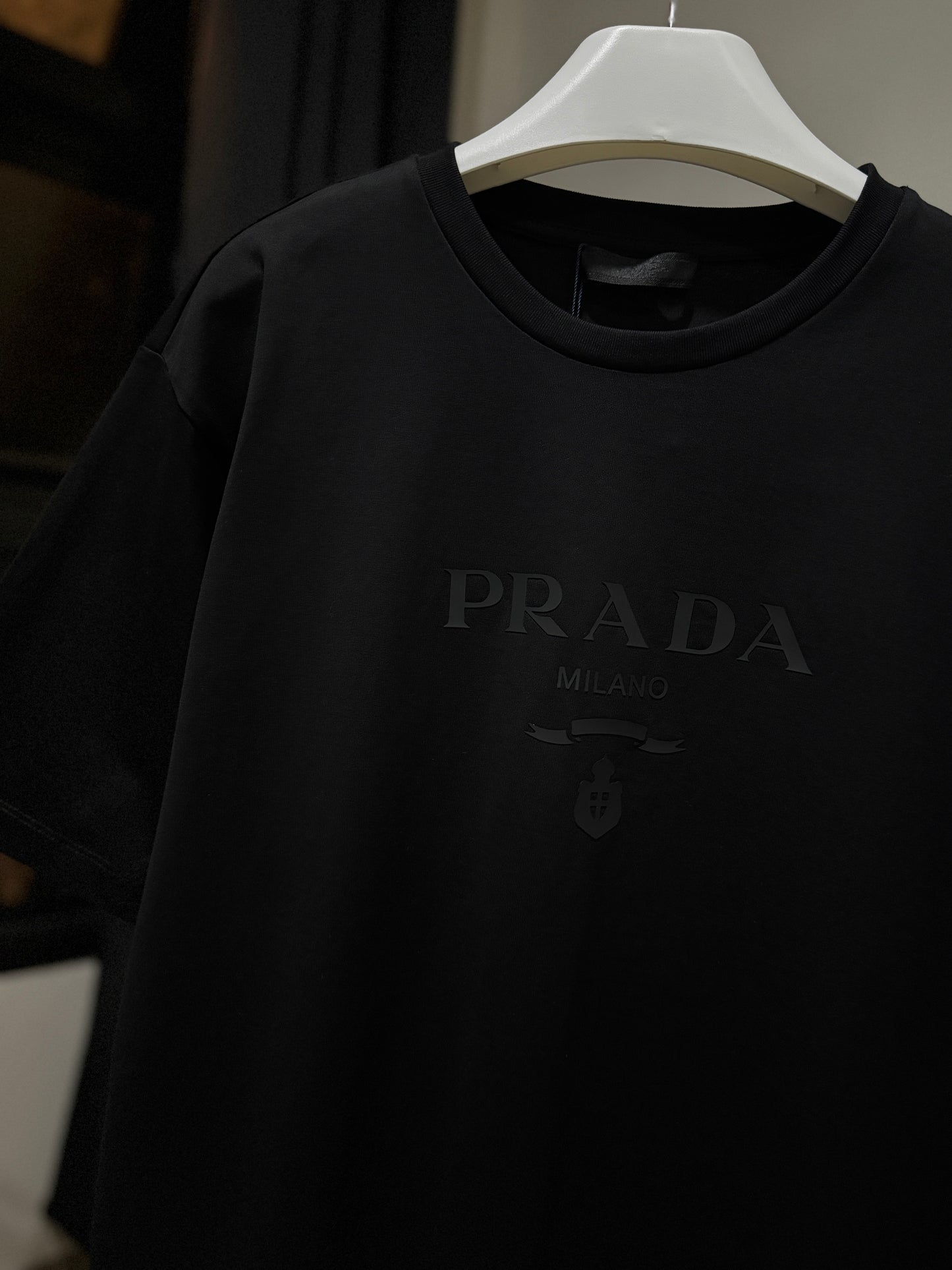 Prada Cotton T-Shirt (Silicone Logo)
